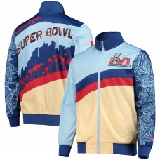 Куртка Super Bowl LVI Starter x MSX by Michael Strahan Skyline - Blue/Cream
