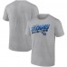 Футболка Mens Heathered Gray Tennessee Titans To The Wire