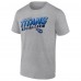 Футболка Mens Heathered Gray Tennessee Titans To The Wire