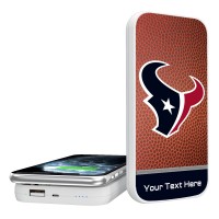 Аккумулятор Houston Texans Personalized Football Design 5000 mAh Wireless