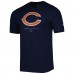 Футболка Chicago Bears New Era Navy Combine Authentic Ball Logo