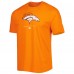 Футболка Denver Broncos New Era Combine Authentic Ball Logo - Orange