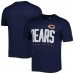 Футболка Chicago Bears New Era Combine Authentic Training Huddle Up - Navy