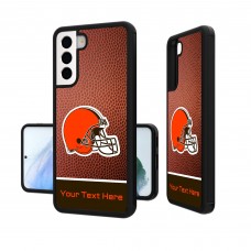 Именной чехол на телефон Samsung Cleveland Browns Football Design Galaxy