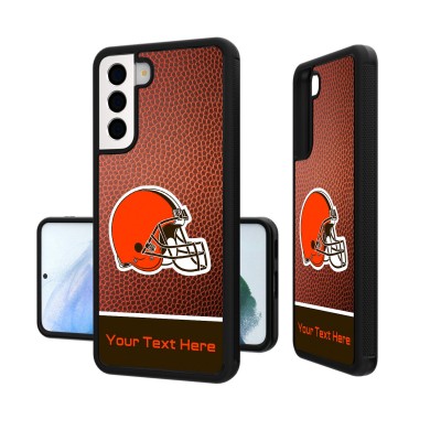 Именной чехол на телефон Samsung Cleveland Browns Football Design Galaxy - оригинальные аксессуары NFL Кливлэнд Браунс