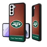 Чехол на телефон New York Jets Personalized Football Design Galaxy Bump