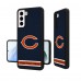 Именной чехол на телефон Samsung Chicago Bears Stripe Design Galaxy - оригинальные аксессуары NFL Чикаго Бирз
