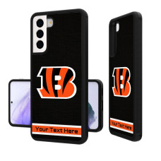 Именная чехол для samsung Cincinnati Bengals Stripe Design