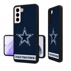 Dallas Cowboys Personalized Stripe Design Galaxy Bump Case