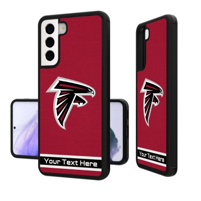 Atlanta Falcons Personalized Stripe Design Galaxy Bump Case