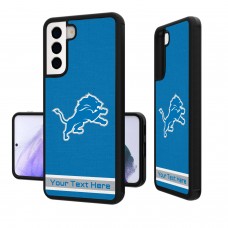 Detroit Lions Personalized Stripe Design Galaxy Bump Case