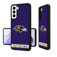 Именной чехол на телефон Samsung Baltimore Ravens Stripe Design Galaxy