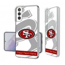 Именной чехол на телефон Samsung San Francisco 49ers Tilt Design Galaxy