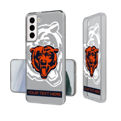 Именной чехол на телефон Samsung Chicago Bears Tilt Design Galaxy - оригинальные аксессуары NFL Чикаго Бирз