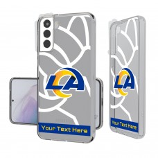 Чехол на телефон Los Angeles Rams Personalized Tilt Design Galaxy Clear