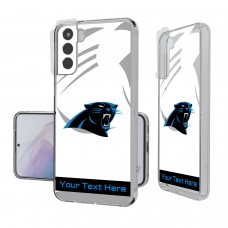 Именной чехол на телефон Samsung Carolina Panthers Tilt Design Galaxy