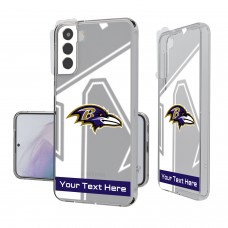 Именной чехол на телефон Samsung Baltimore Ravens Tilt Design Galaxy