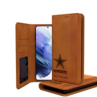 Dallas Cowboys Personalized Burn Design Galaxy Folio Case