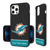 Чехол на телефон Miami Dolphins Personalized EndZone Plus Design iPhone Bump
