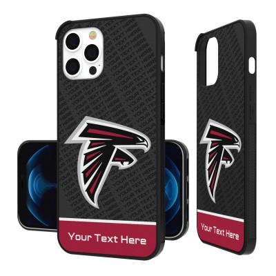 Atlanta Falcons Personalized EndZone Plus Design iPhone Bump Case
