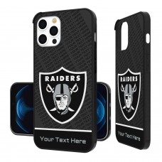 Чехол на телефон Las Vegas Raiders Personalized EndZone Plus Design iPhone Bump