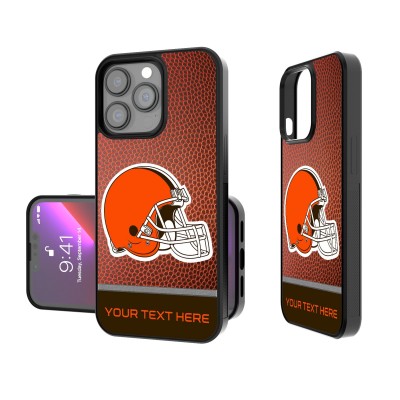 Именной чехол на iPhone Cleveland Browns Football Design - оригинальные аксессуары NFL Кливлэнд Браунс