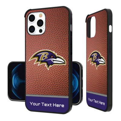 Именной чехол на iPhone Baltimore Ravens Football Design - оригинальные аксессуары NFL Балтимор Равенс