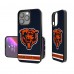 Именной чехол на iPhone Chicago Bears Stripe Design - оригинальные аксессуары NFL Чикаго Бирз