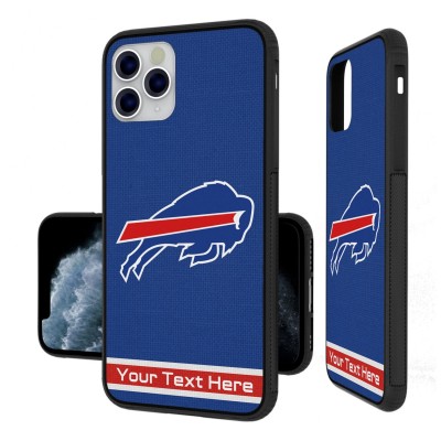 Buffalo Bills Personalized Stripe Design iPhone Bump Case