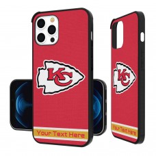 Чехол на телефон Kansas City Chiefs Personalized Stripe Design iPhone Bump
