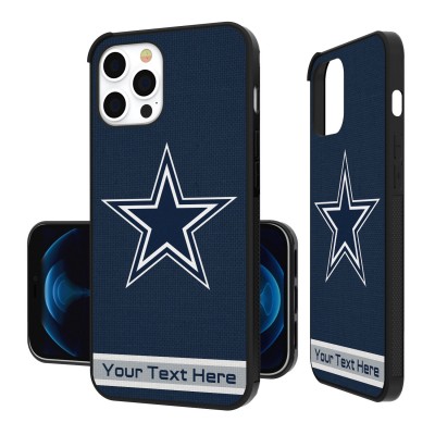 Dallas Cowboys Personalized Stripe Design iPhone Bump Case