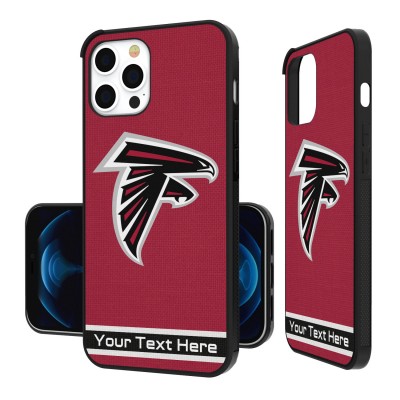 Atlanta Falcons Personalized Stripe Design iPhone Bump Case