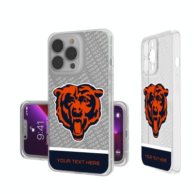 Именной чехол на iPhone Chicago Bears Endzone Plus Design - оригинальные аксессуары NFL Чикаго Бирз