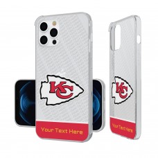 Чехол на телефон Kansas City Chiefs Personalized Endzone Plus Design iPhone Clear