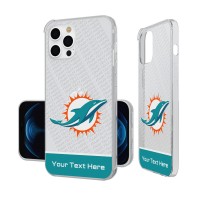 Чехол на телефон Miami Dolphins Personalized Endzone Plus Design iPhone Clear
