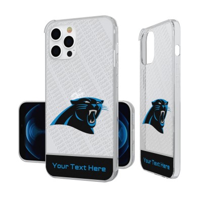 Именной чехол на iPhone Carolina Panthers Endzone Plus Design - оригинальные аксессуары NFL Каролина Пантэрз