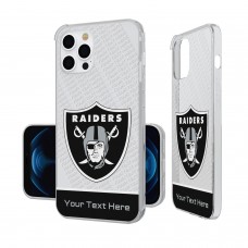 Чехол на телефон Las Vegas Raiders Personalized Endzone Plus Design iPhone Clear