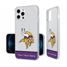 Чехол на телефон Minnesota Vikings Personalized Endzone Plus Design iPhone Clear