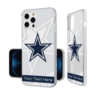 Dallas Cowboys Personalized Tilt Design iPhone Clear Case