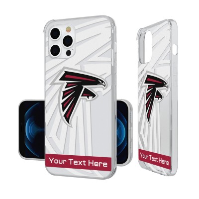 Atlanta Falcons Personalized Tilt Design iPhone Clear Case