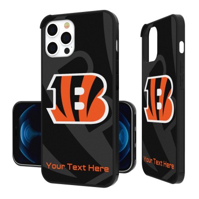 Чехол на телефон Cincinnati Bengals Personalized Tilt Design iPhone Bump
