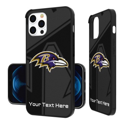 Baltimore Ravens Personalized Tilt Design iPhone Bump Case