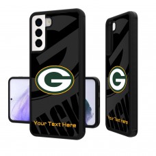 Именной чехол на телефон Samsung Green Bay Packers Tilt Design Galaxy