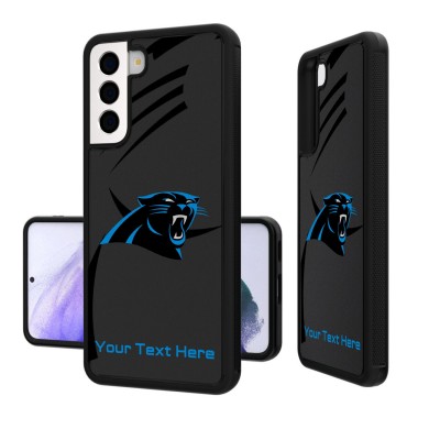 Именной чехол на телефон Samsung Carolina Panthers Tilt Design Galaxy - оригинальные аксессуары NFL Каролина Пантэрз