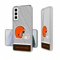 Именной чехол на телефон Samsung Cleveland Browns Endzone Plus Design Galaxy