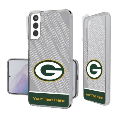 Именной чехол на телефон Samsung Green Bay Packers Endzone Plus Design Galaxy - оригинальные аксессуары NFL Грин Бэй Пэкерс