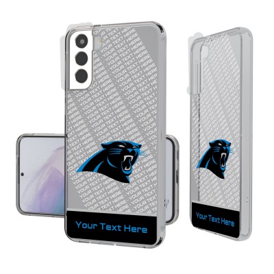 Именной чехол на телефон Samsung Carolina Panthers Endzone Plus Design Galaxy - оригинальные аксессуары NFL Каролина Пантэрз
