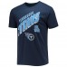 Футболка Tennessee Titans Junk Food Slant - Navy
