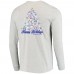 Los Angeles Rams Vineyard Vines Holiday Long Sleeve T-Shirt - Heathered Gray - оригинальная атрибутика Лос-Анджелес Рэмс