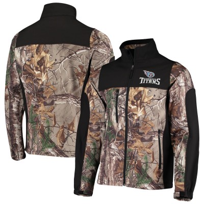 Куртка легкая на молнии Tennessee Titans Dunbrooke Hunter Softshell - Realtree Camo/Black